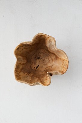 Teak Root Wave Serving Bowl-AA