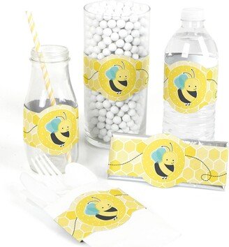 Big Dot Of Happiness Honey Bee - Baby Shower or Birthday Party Diy Wrapper Favors & Decorations 15 Ct