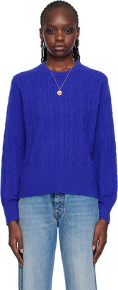 Guest in Residence Blue Crewneck Sweater