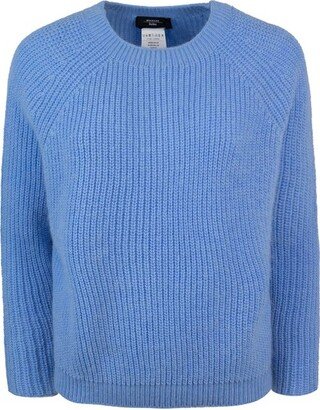 Crewneck Long-Sleeved Jumper-AM