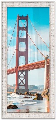 CountryArtHouse 45x17 Frame White Picture Frame - Complete Modern Photo Frame Includes