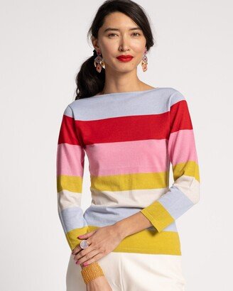 Saylor Stripe Top Knit Multi