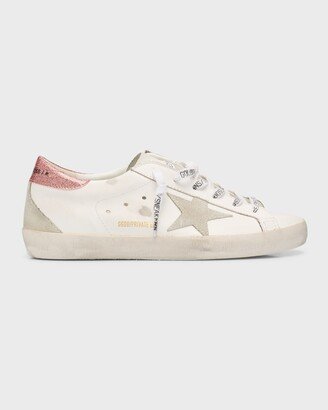 Superstar Mixed Leather Low-Top Sneakers-AA