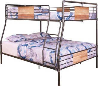 Furniture Brantley Bunk Bed, Sandy Black & Silver