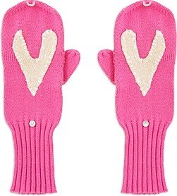 Patch Heart Pop Top Mittens