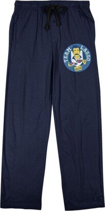 Ted Lasso Believe Badge Men's Navy Sleep Pajama Pants-Small