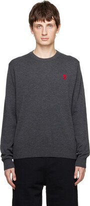 Gray Ami de Cœur Sweater