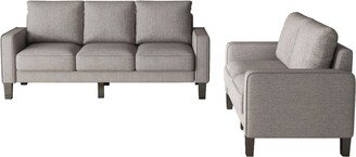 IGEMANINC Sectional Sofa, 2 Seater and 3 Seater Sofa Sete, Removable Cushions