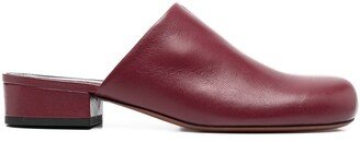 Beste 25mm chunky leather mules