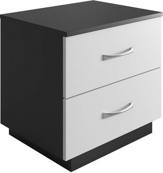 Hamilton Modern 2 Drawer Pedestal Base Nightstand - Boyd Sleep Eco Dream