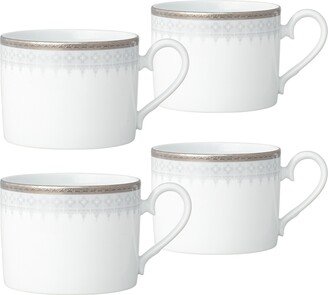 Silver Colonnade 4 Piece Cup Set, Service for 4