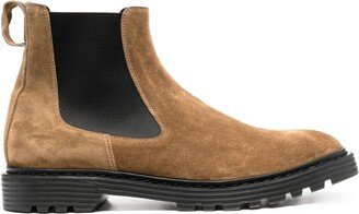 Contrast-Panel Chelsea Boots-AA