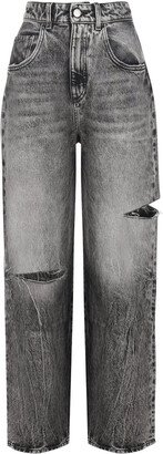 Icon Denim Jeans With Tears-AA