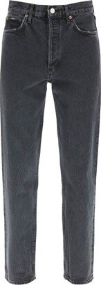 organic denim high-waisted jeans-AA