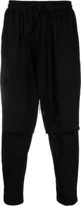 Drawstring-Waist Jersey Track Pants