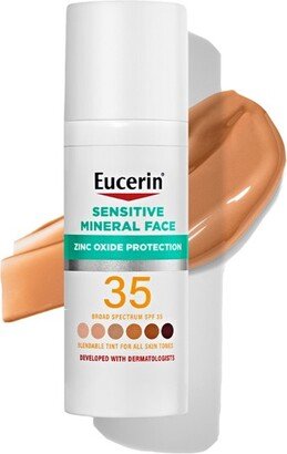 Sensitive Tinted Mineral Face Sunscreen - SPF 35 - 1.7 fl oz