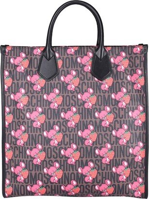 Allover Patterned Tote Bag