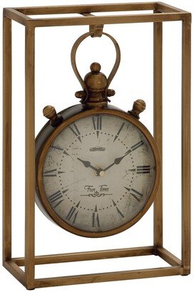 SONOMA SAGE HOME Bronze Metal Standing Stopwatch Clock