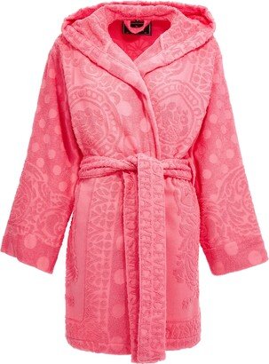 Seashell Baroque Polka Dot' La Vacanza Capsule Bathrobe-AA