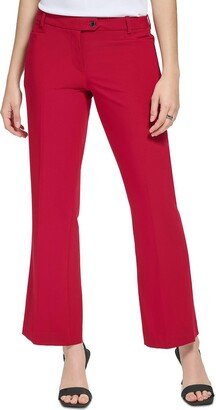 Petites Womens Modern Fit Tapered Leg Dress Pants-AB