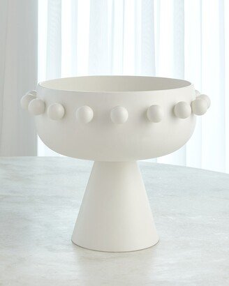 Ashley Childers for Global Views Spheres Collection White Footed Bowl-AA