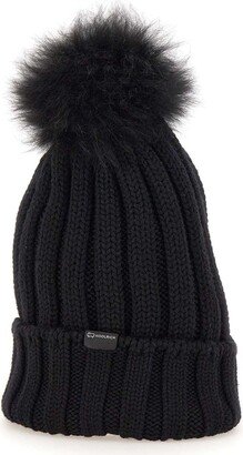 beanie Cashmere Pom Pom Wool Cap