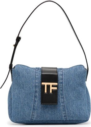 mini TF denim hobo bag