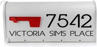 Mailbox Address Decal, Lettering, Sticker For Your Mailbox, The Saint Mailbox Decal