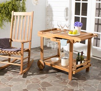 Orland Acacia Wood Tea Trolly. - 24