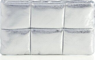 Skyler Zip Pouch, Silver