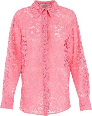 Lace Buttoned Shirt