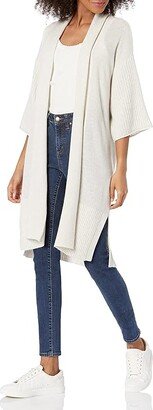 Women's Cash Beach Cardi (Chalk Heather) Women's Sweater