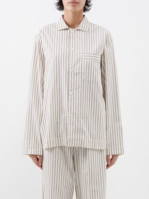 Striped Organic-cotton Pyjama Top