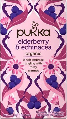 Pukka Elderberry & Echinacea Organic Tea Bags - 20ct