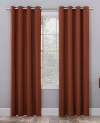 Oslo Grommet Theater Grade Extreme Blackout Grommet Curtain Panel, 84