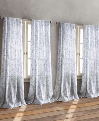 Promenade Sheer Poletop 4 Piece Window Panel Collection