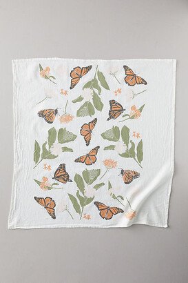 Monarchs + Milkweed Tea Towel