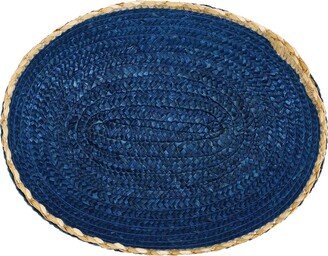 Florentine Straw Accessories Cobalt Large Round Bread Basket