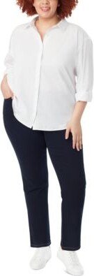 Plus Size Amanda Shirt Amanda Average Length Jean