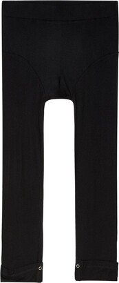 Elasticated-Waistband Cotton-Blend Leggings