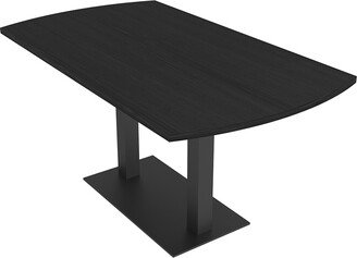 Skutchi Designs, Inc. 6X3 Arc Rectangle Conference Table Square Metal Base Data Electric