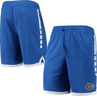 Men's Royal Florida Gators Elite Stripe Performance Shorts