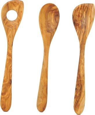 BeldiNest Olive Wood Spoons, Set of 3