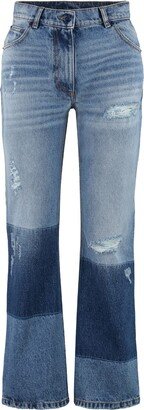 8 Moncler Palm Angels - 5-pocket Straight-leg Jeans