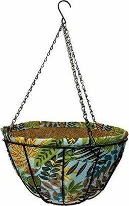 Gardener's Select Gardener Select Hanging Basket Fabric Coco Liner, Blue Green