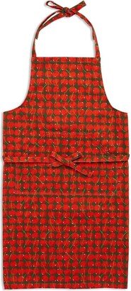 Cherries Print Apron