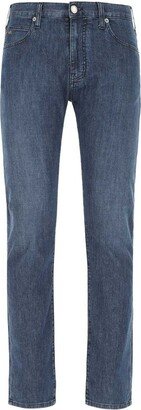 Cropped Straight Leg Jeans