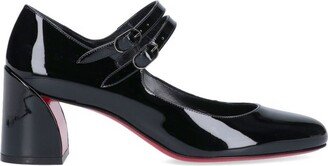 Miss Jane Double-Strapped Pumps