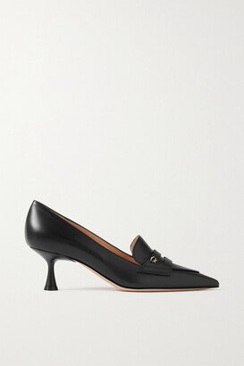 Vitello 55 Leather Pumps - Black