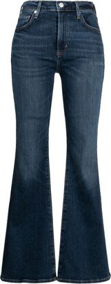 Lilah stonewashed bootcut jeans